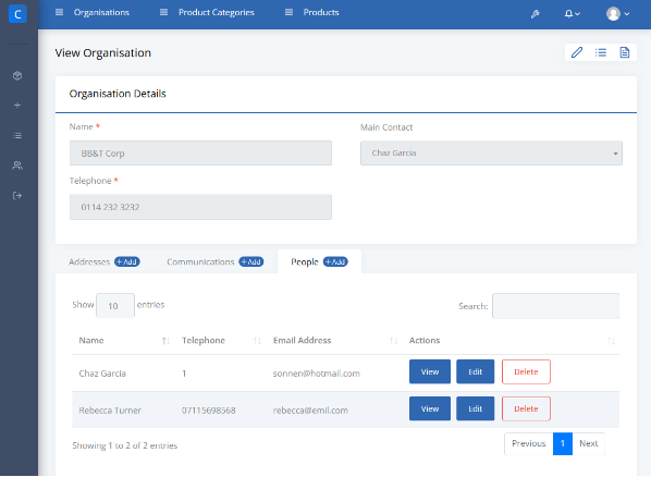 Content Type Example