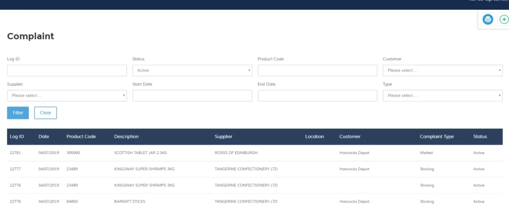 Complaint Management Tool