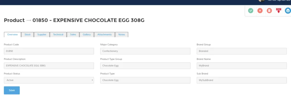 Product Database