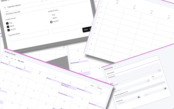 Collection of calendar view shots