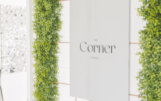 The Corner Town House Sign